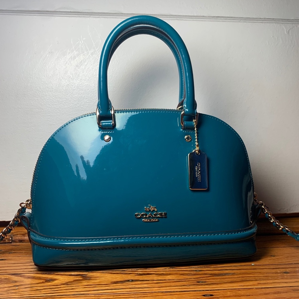 Coach patent leather bag